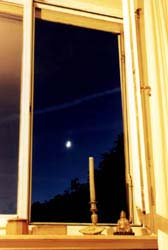 Moon trough my window